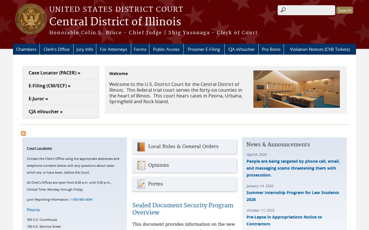 Federal court access for criminal cases involving Henderson County