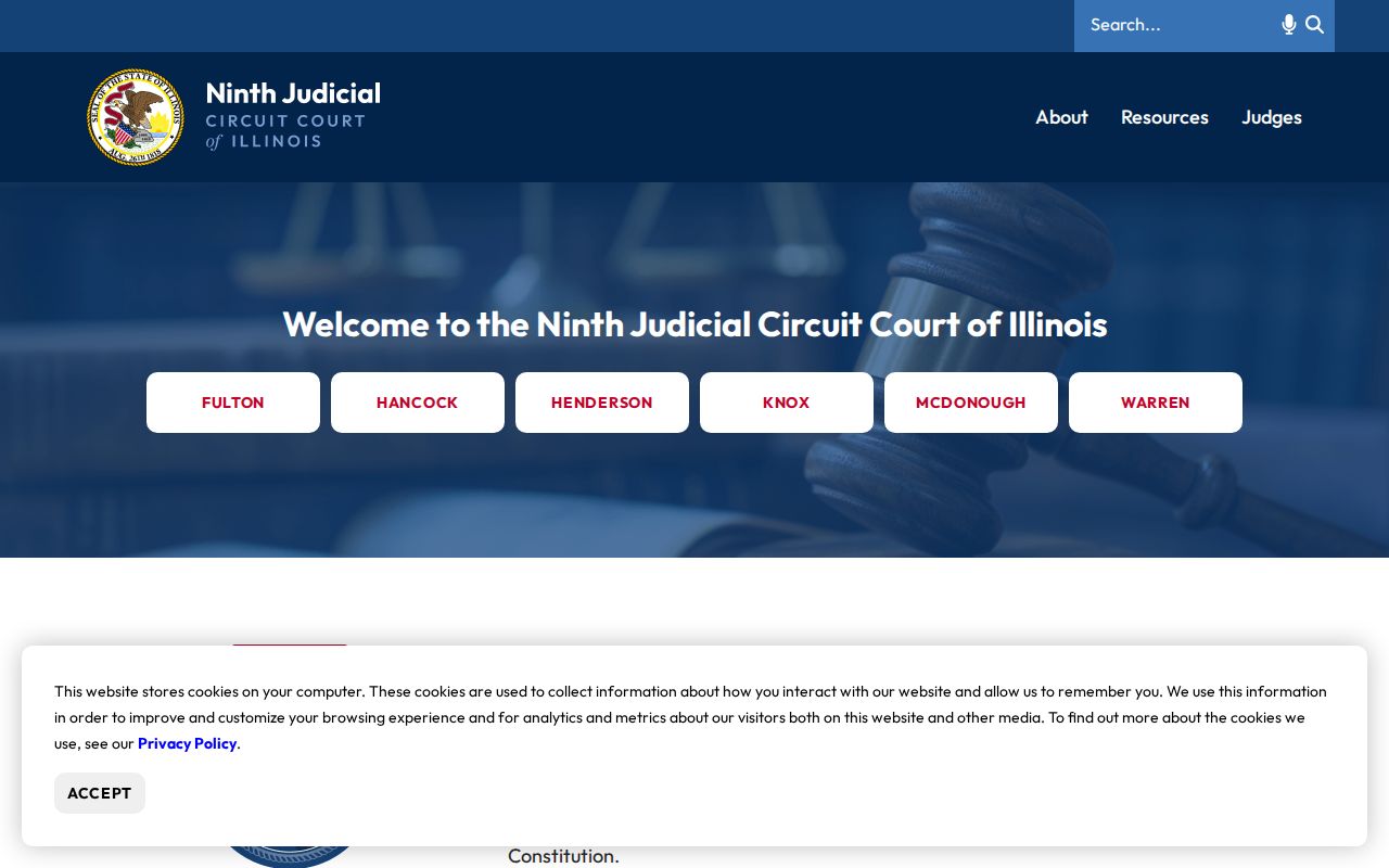 Henderson County criminal history Ninth Judicial Circuit page